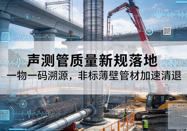 资兴声测管质量新规落地，一物一码溯源，非标薄壁管材加速清退